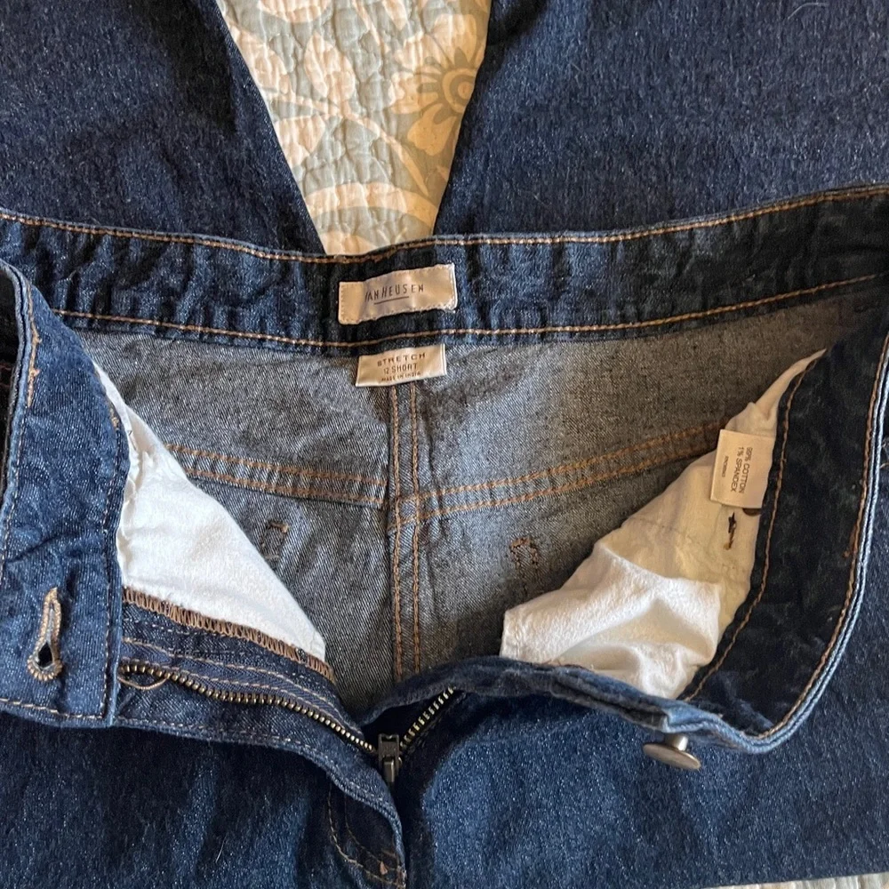 Van Heusen deep pocket Dark Blue Stretch Denim Jeans - Picture 6 of 9